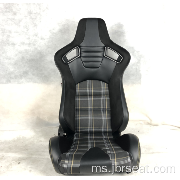 Kain disesuaikan PVC Suede Racing Racing Seat